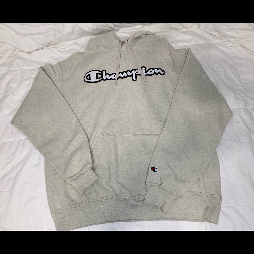 Men’s Champion Beige Hoodie